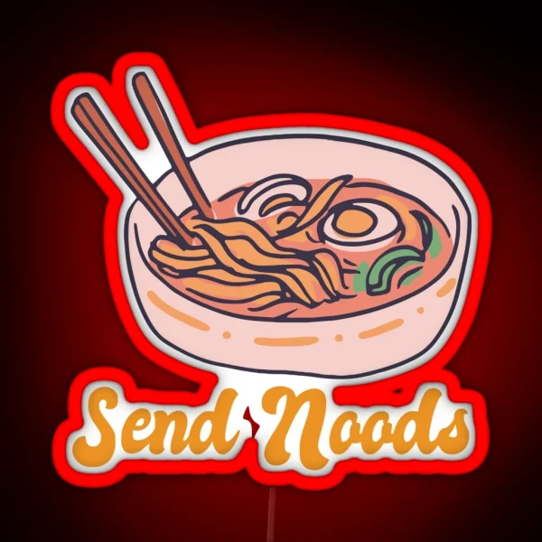 Noodle Ramen Lover RGB Neon Sign