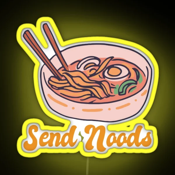 Noodle Ramen Lover RGB Neon Sign