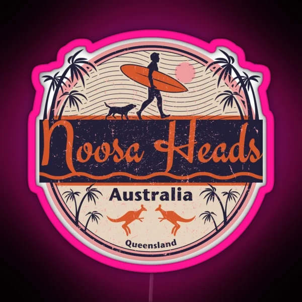 Noosa Heads Queensland Australia RGB Neon Sign