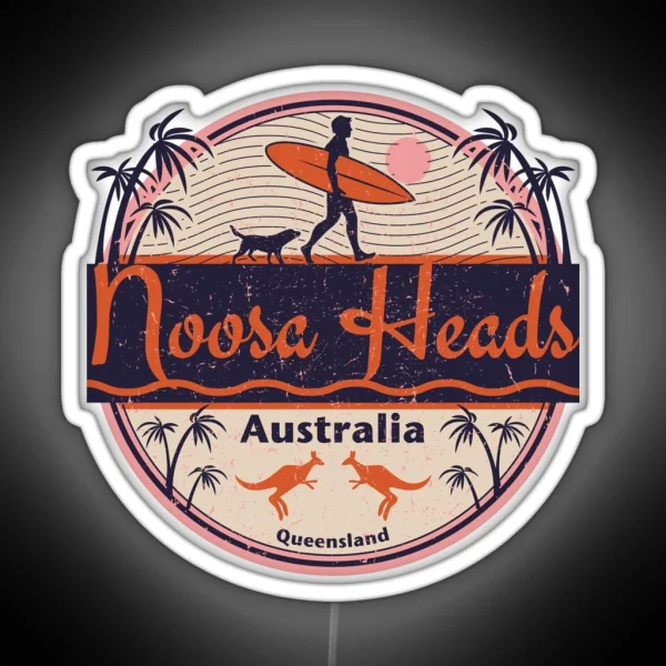Noosa Heads Queensland Australia RGB Neon Sign