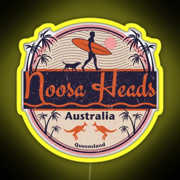 Noosa Heads Queensland Australia RGB Neon Sign