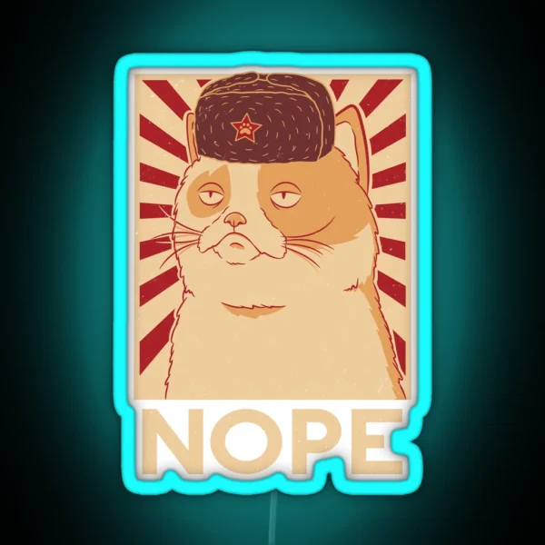 NOPE RGB Neon Sign