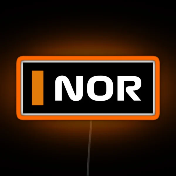 NOR Lando Norris 2024 V2 RGB Neon Sign