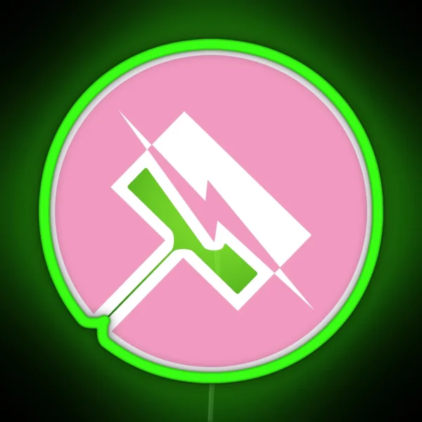 Nora Valkyrie Emblem Pink Small RGB Neon Sign