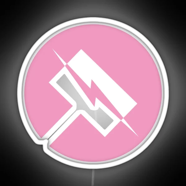 Nora Valkyrie Emblem Pink Small RGB Neon Sign