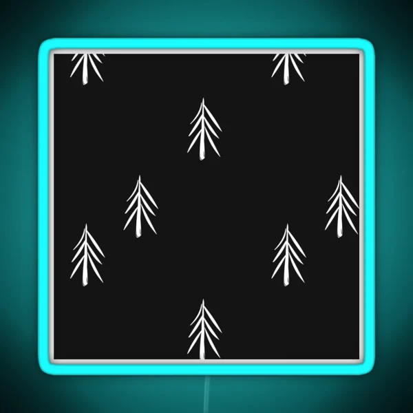 Nordic Fir Trees RGB Neon Sign
