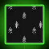 nordic-fir-trees-with-rgb-neon-sign-green