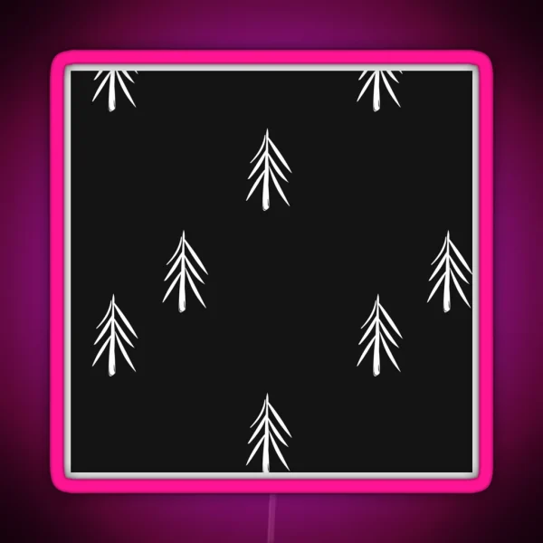 Nordic Fir Trees RGB Neon Sign