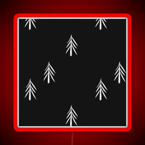 Nordic Fir Trees RGB Neon Sign