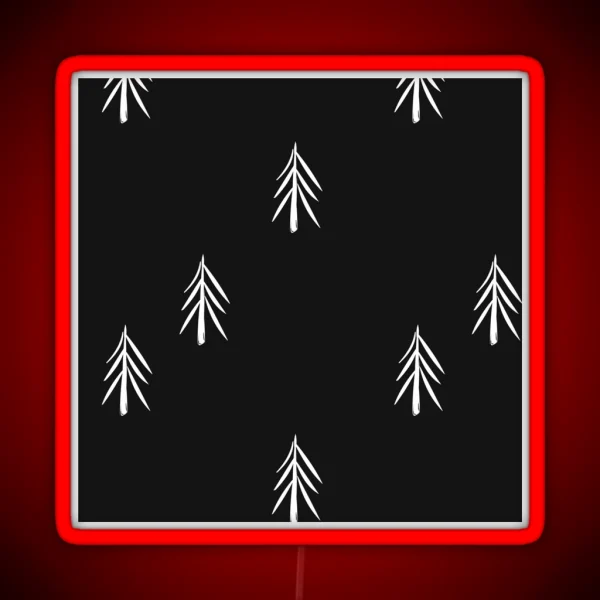 Nordic Fir Trees RGB Neon Sign