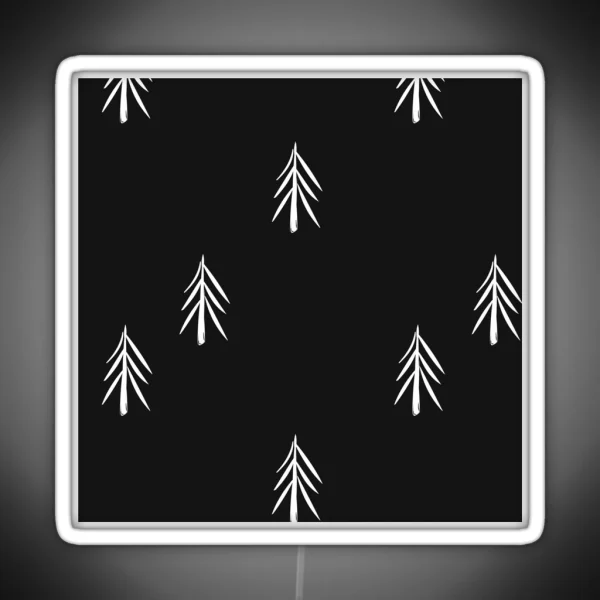 Nordic Fir Trees RGB Neon Sign