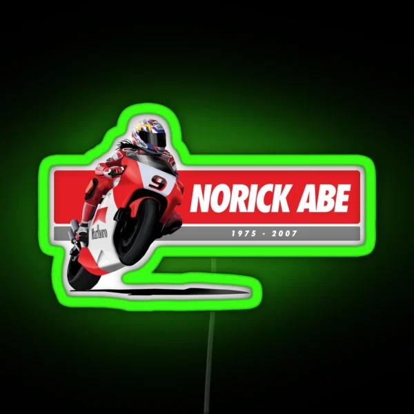 Norick Abe Ver 2 RGB Neon Sign