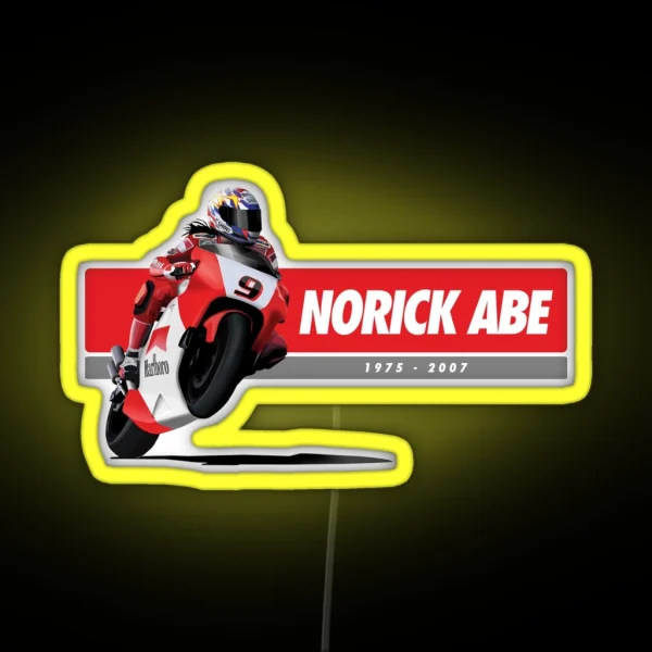 Norick Abe Ver 2 RGB Neon Sign
