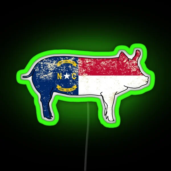 North Carolina BBQ On The Neuse RGB Neon Sign