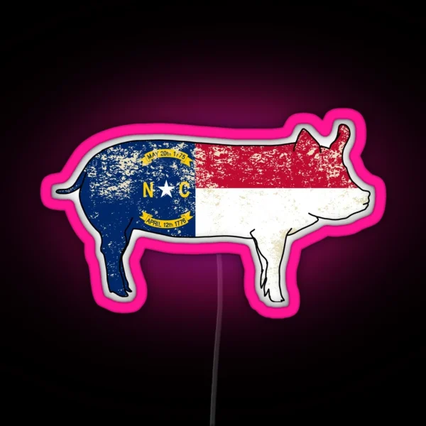North Carolina BBQ On The Neuse RGB Neon Sign