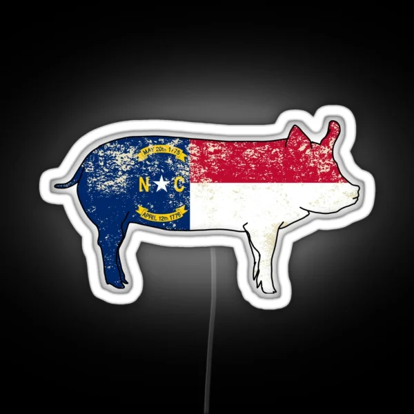 North Carolina BBQ On The Neuse RGB Neon Sign