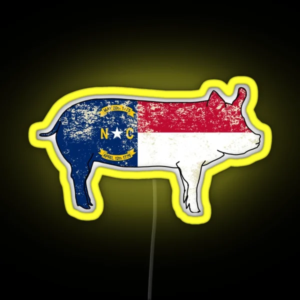 North Carolina BBQ On The Neuse RGB Neon Sign
