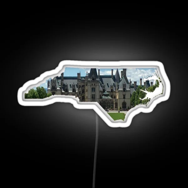 North Carolina Biltmore Estate RGB Neon Sign