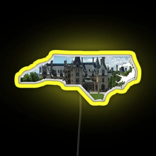 North Carolina Biltmore Estate RGB Neon Sign