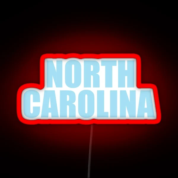 North Carolina Blue RGB Neon Sign