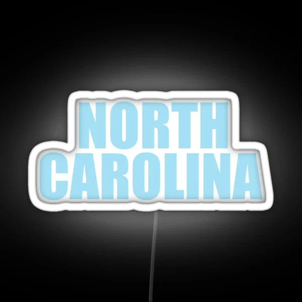 North Carolina Blue RGB Neon Sign
