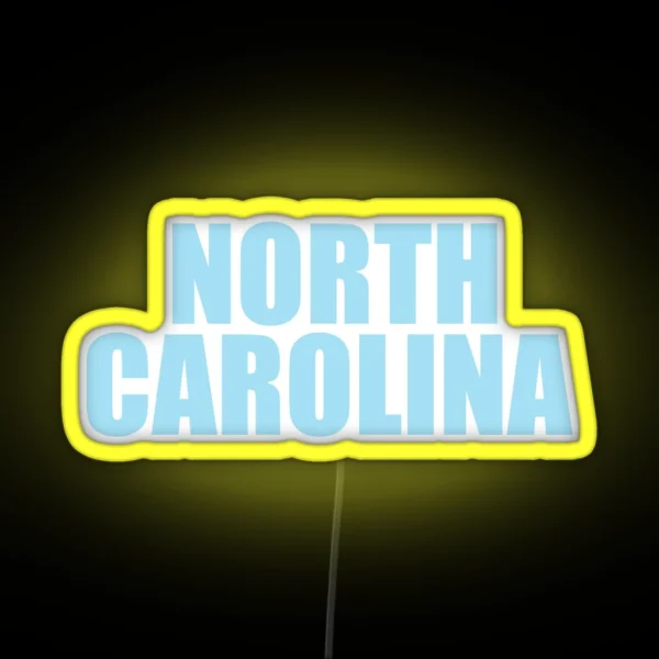 North Carolina Blue RGB Neon Sign