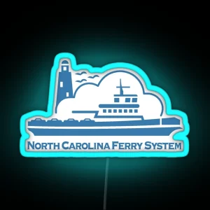 North Carolina Ferry System RGB Neon Sign