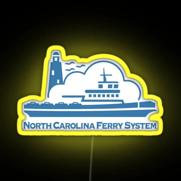 North Carolina Ferry System RGB Neon Sign