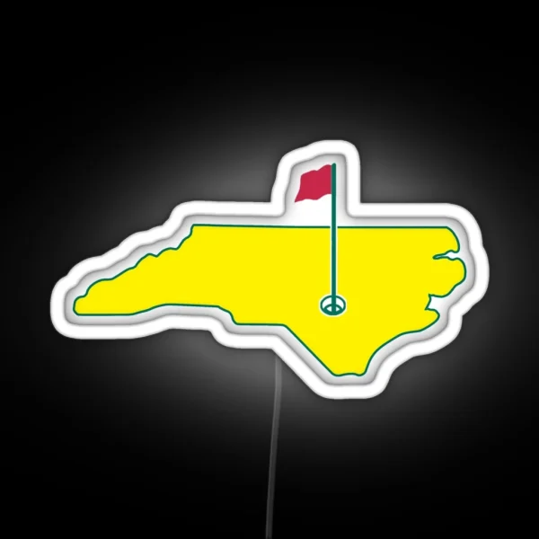 North Carolina Golf RGB Neon Sign