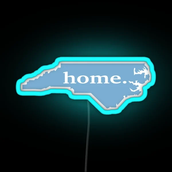 North Carolina Home Led RGB Neon Sign