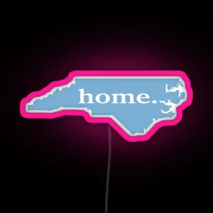 North Carolina Home Led RGB Neon Sign