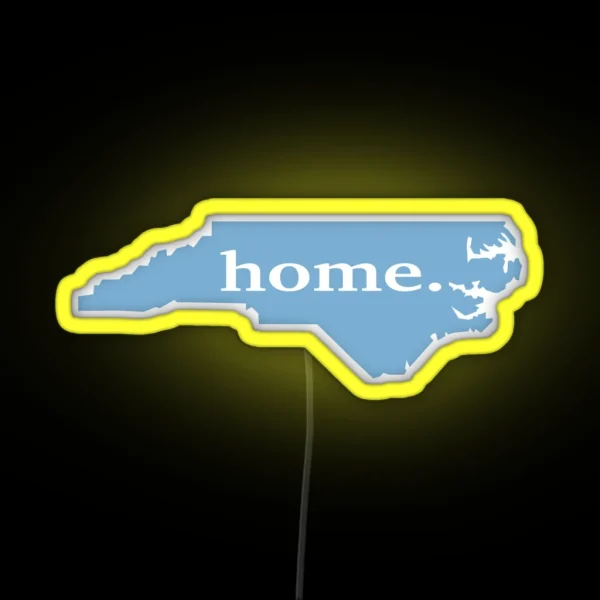 North Carolina Home Led RGB Neon Sign