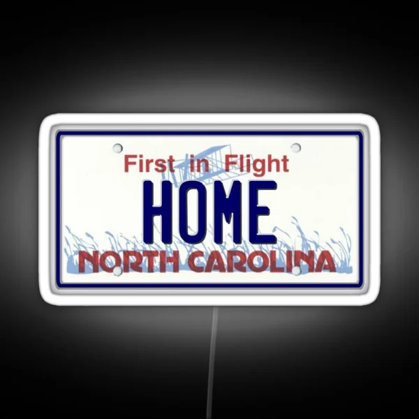 North Carolina HOME RGB Neon Sign