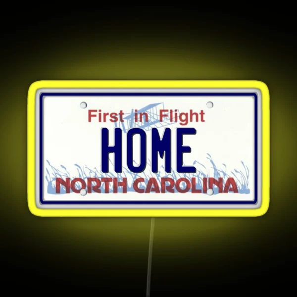 North Carolina HOME RGB Neon Sign