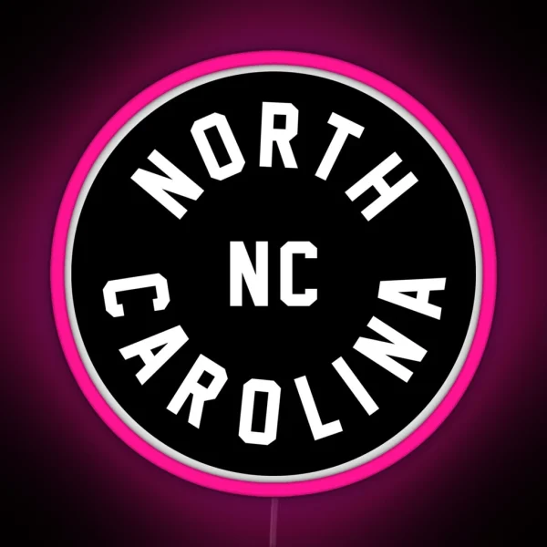 North Carolina NC RGB Neon Sign