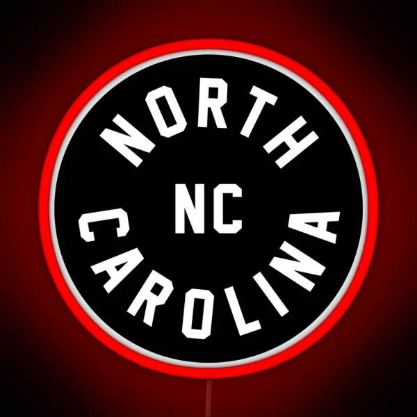 North Carolina NC RGB Neon Sign
