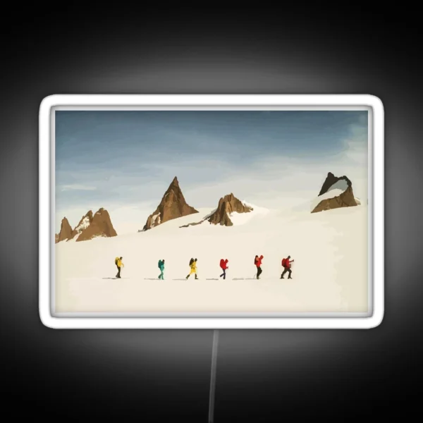 North Face Antarctic Expedition Vector RGB Neon Sign