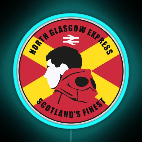 North Glasgow Express Partick Thistle RGB Neon Sign