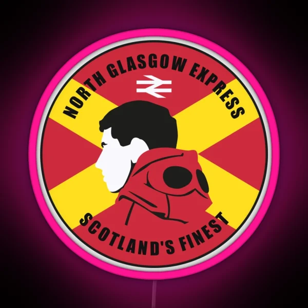 North Glasgow Express Partick Thistle RGB Neon Sign