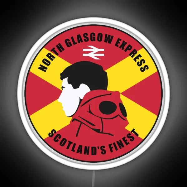 North Glasgow Express Partick Thistle RGB Neon Sign