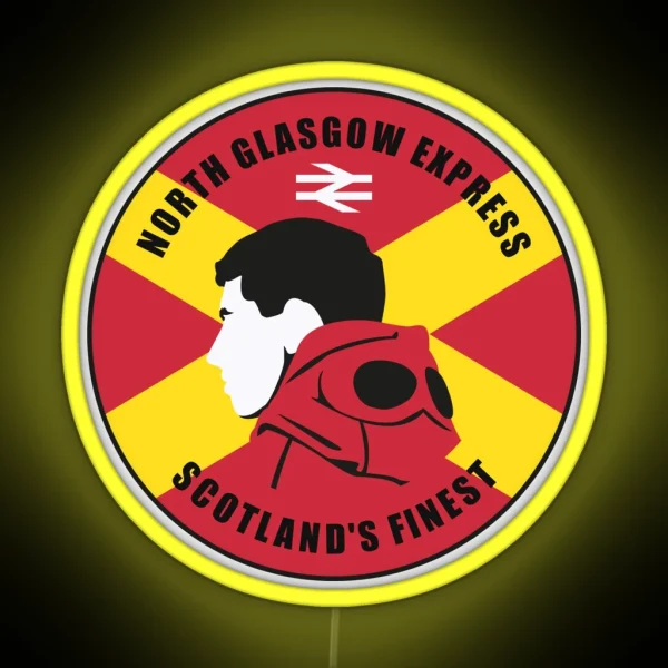 North Glasgow Express Partick Thistle RGB Neon Sign