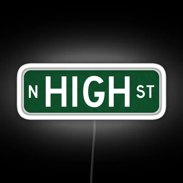 North High Street Sign RGB Neon Sign