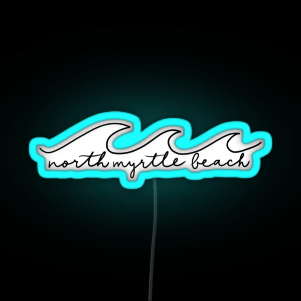 North Myrtle Beach SC RGB Neon Sign