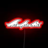 alt text: north myrtle beach rgb neon sign red
