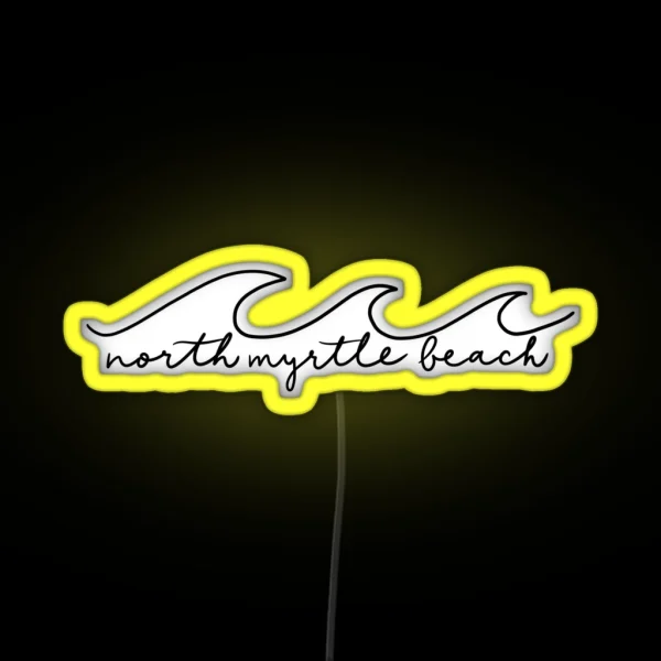 North Myrtle Beach SC RGB Neon Sign