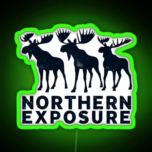 Northern Exposure Tribute Cicely Alaska RGB Neon Sign