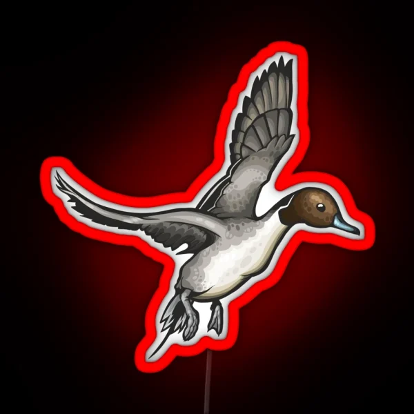 Northern Pintail RGB Neon Sign