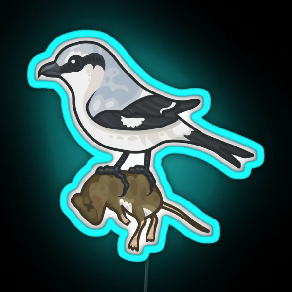 Northern Shrike RGB Neon Sign