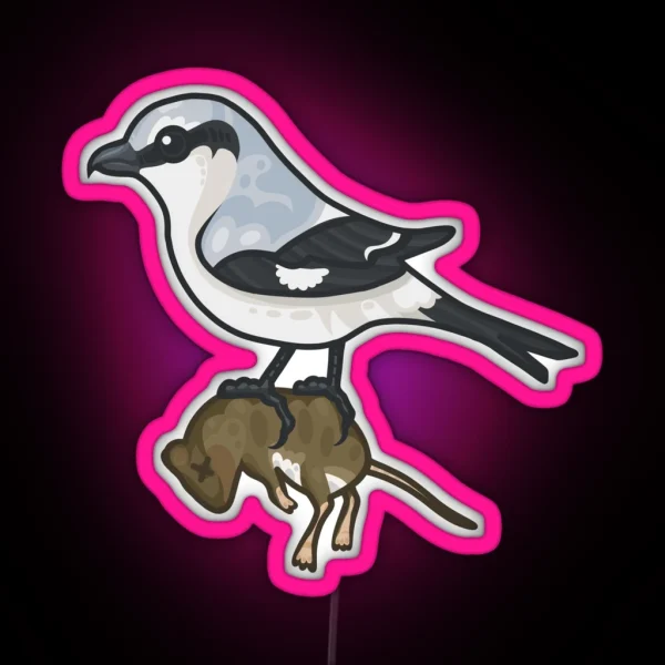 Northern Shrike RGB Neon Sign