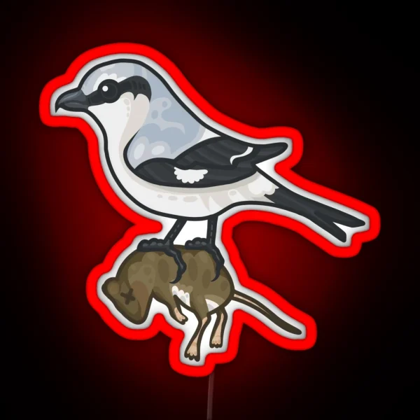Northern Shrike RGB Neon Sign